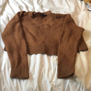 Crop sweater